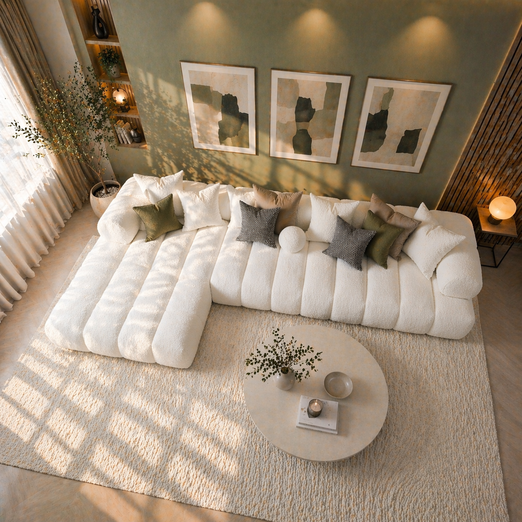 Cloud, Salon en L