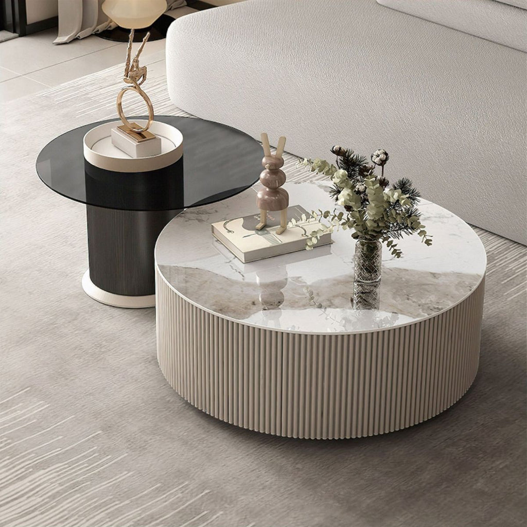 Ensemble de 2 tables basses gigognes