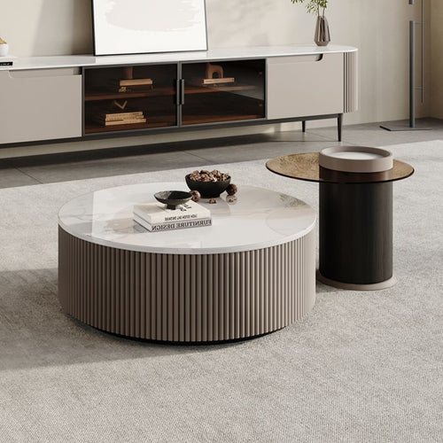 Ensemble de 2 tables basses gigognes
