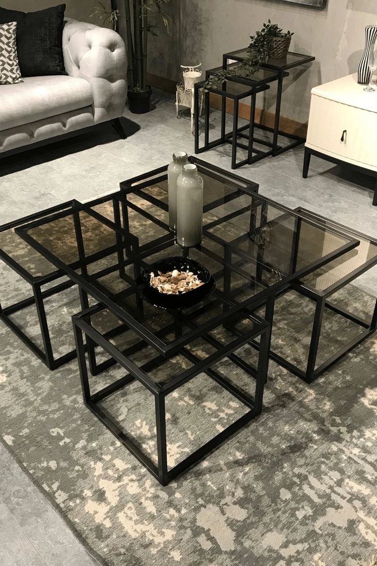 Luxury Gold – Ensemble de 5 Tables
