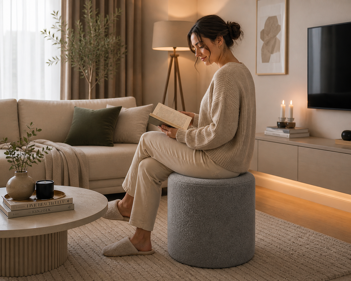Luxury Pouffe