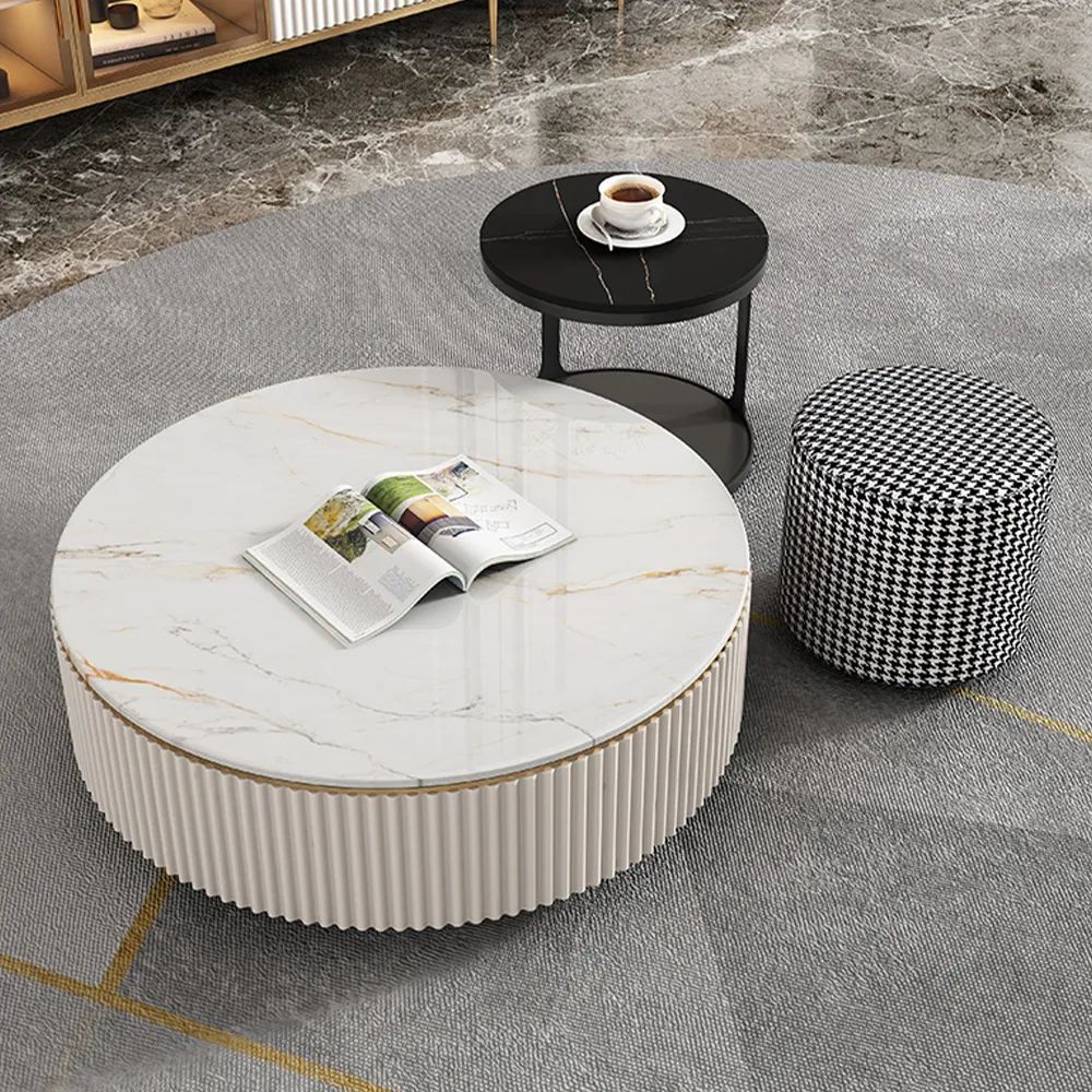 Ensemble de 2 tables basses gigognes