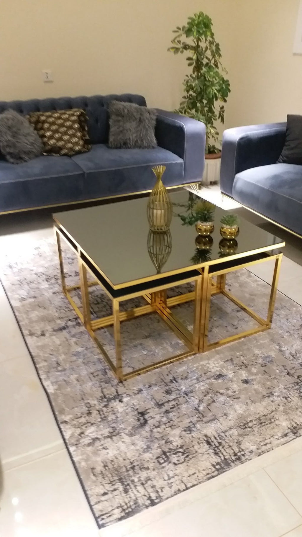 Luxury Gold – Ensemble de 5 Tables