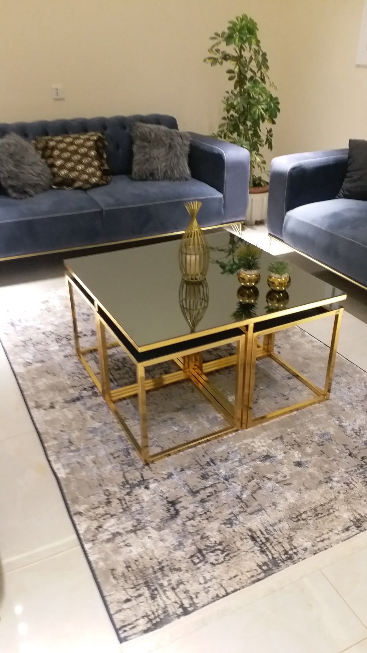 Luxury Gold – Ensemble de 5 Tables