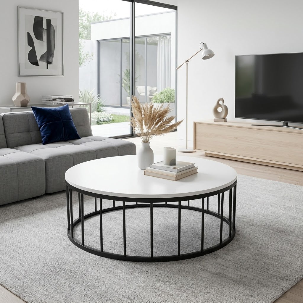 Table basse ronde