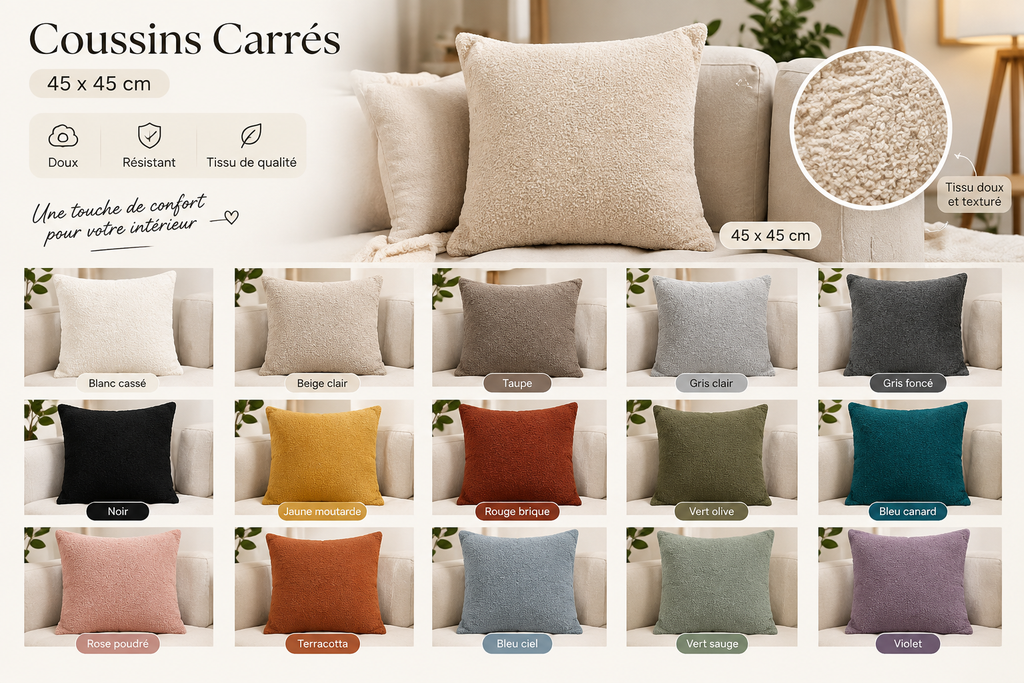 Coussin carré