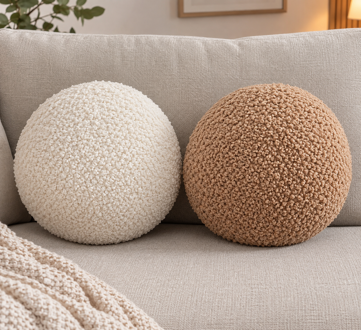 Coussin boule