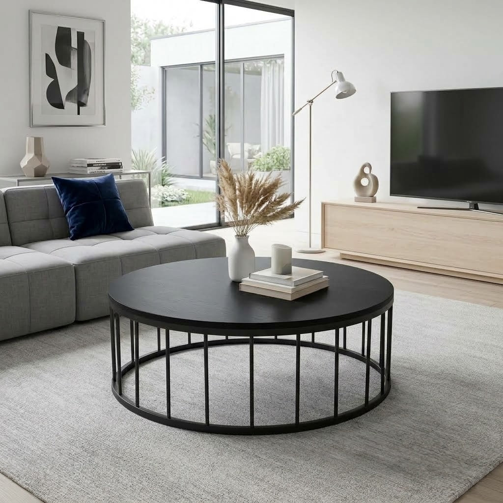 Table basse ronde