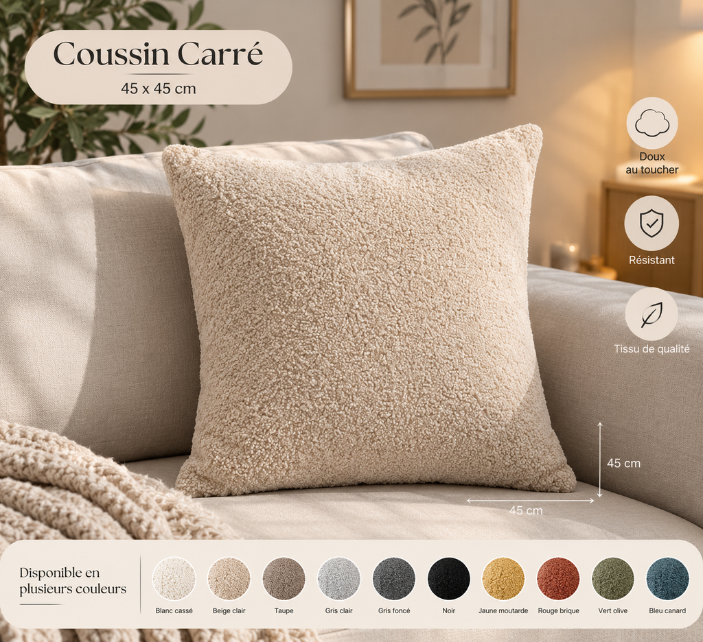 Coussin carré
