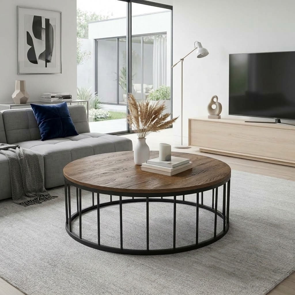 Table basse ronde