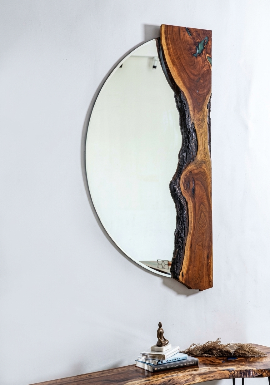 Miroir demi-cercle